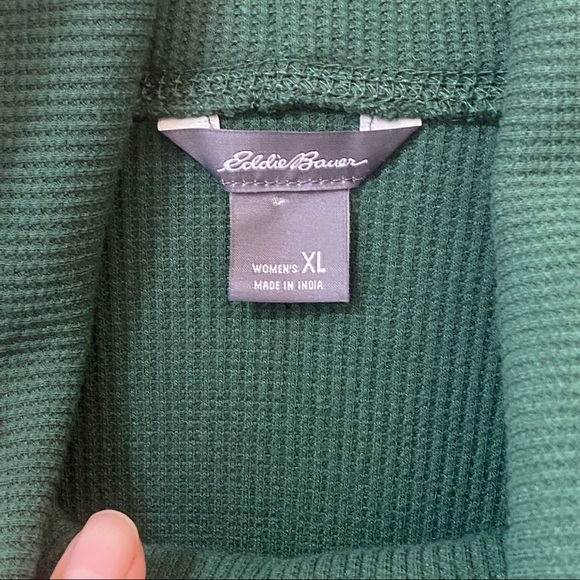 Eddie Bauer Long Sleeve Funnel Neck Thermal Top - Picture 8 of 8